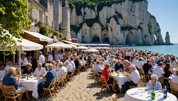 Les meilleurs festivals culinaires à découvrir à Étretat en 2024