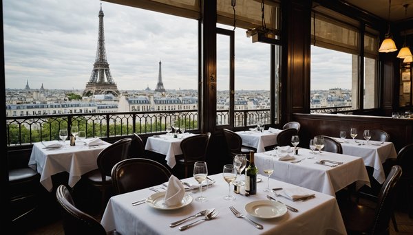 Découvrez les meilleures tablées avec vue sur paris chez madame brasserie